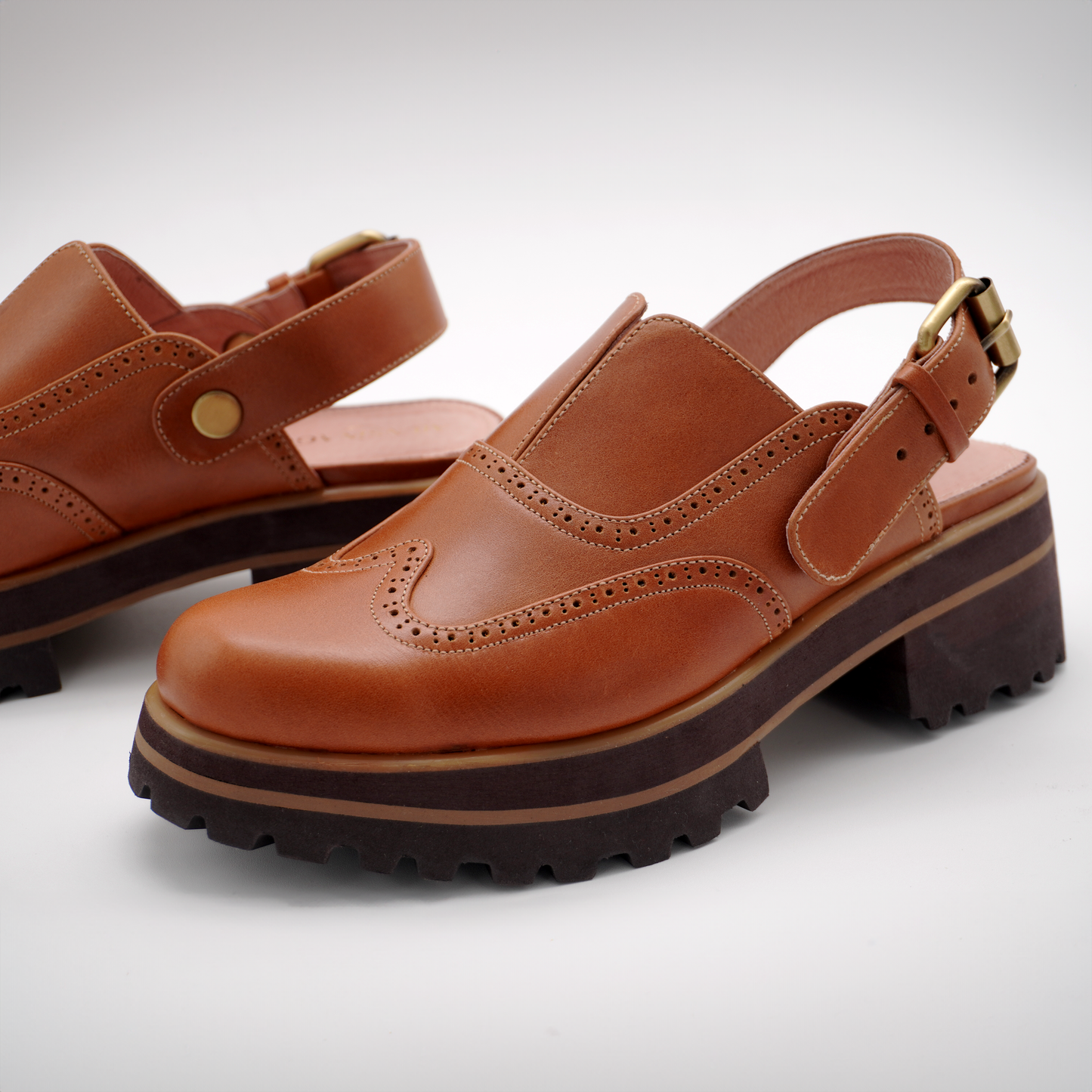 Yna Oxford Mules 2.0 (Tan)