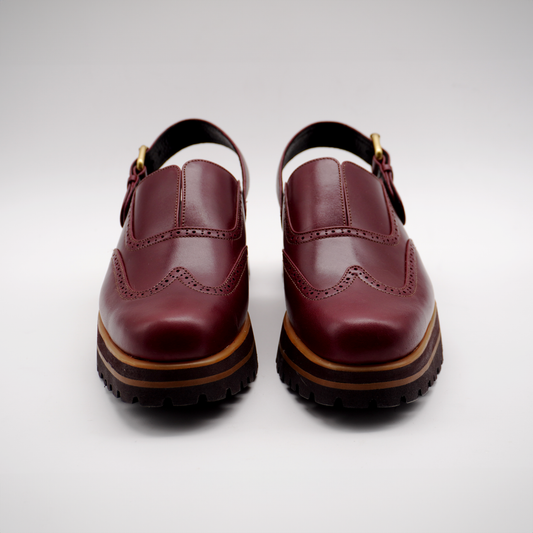 Yna Oxford Mules 2.0 (Wine Red)