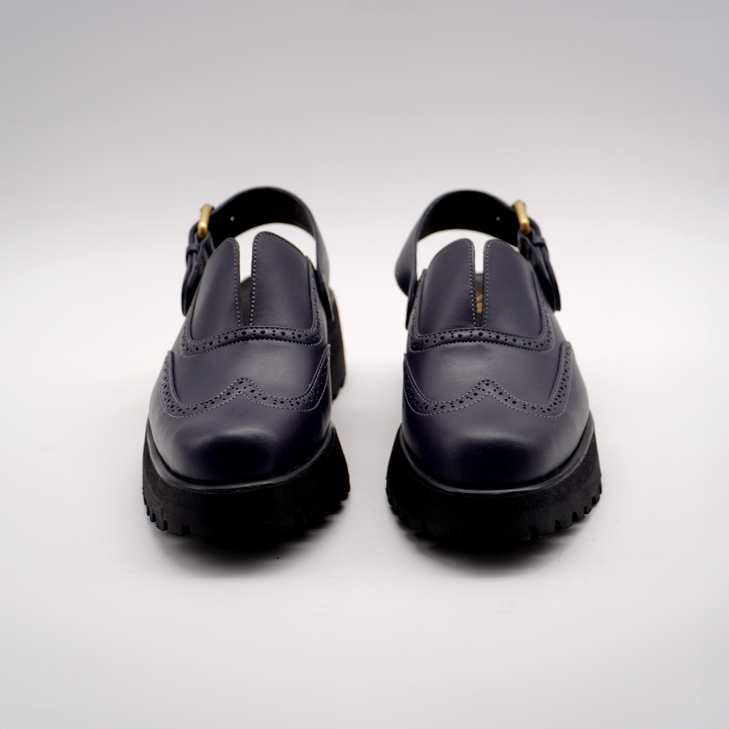 Yna Oxford Mules (Midnight Blue)