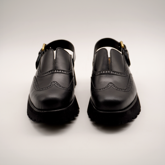 Yna Oxford Mules (Black)