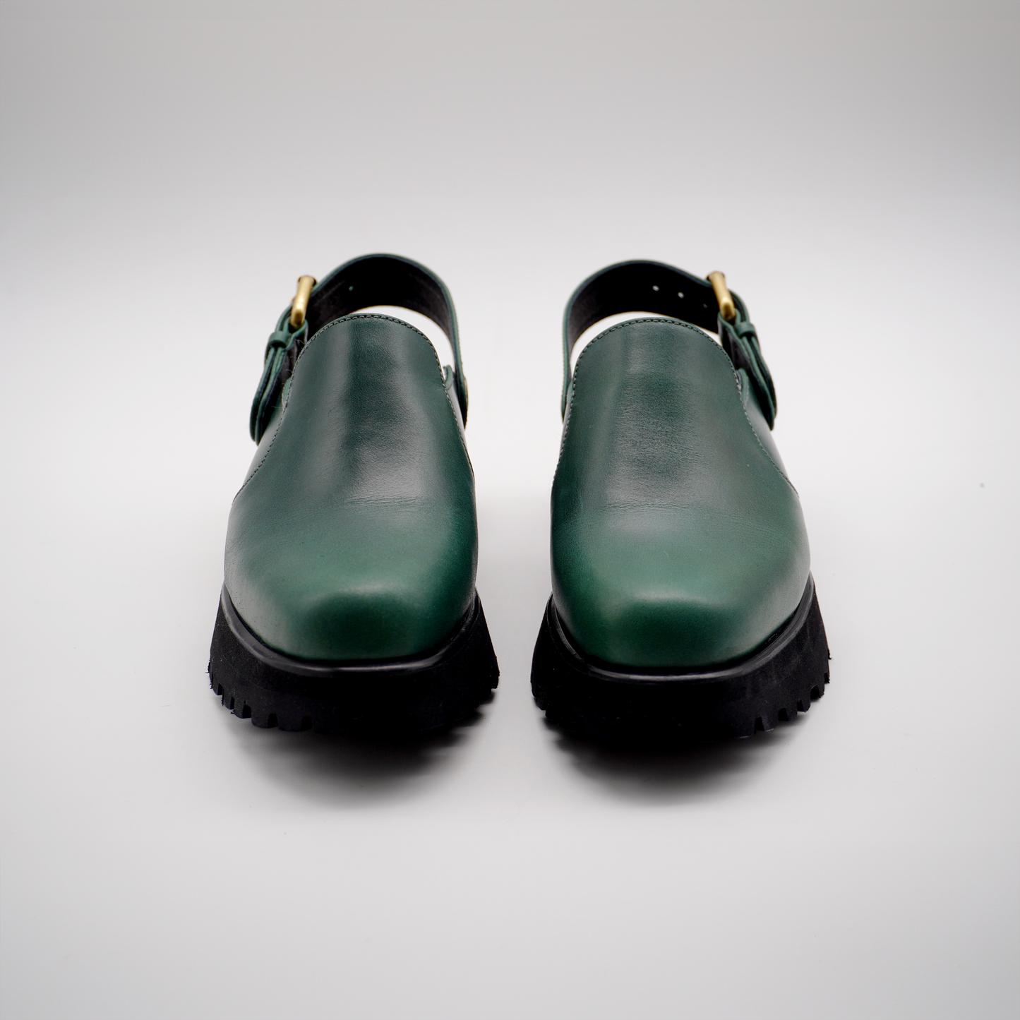 Pya Mules (Emerald Green)