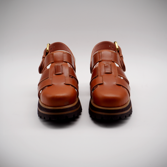 Evy Fisherman Mules 2.0 (Tan)