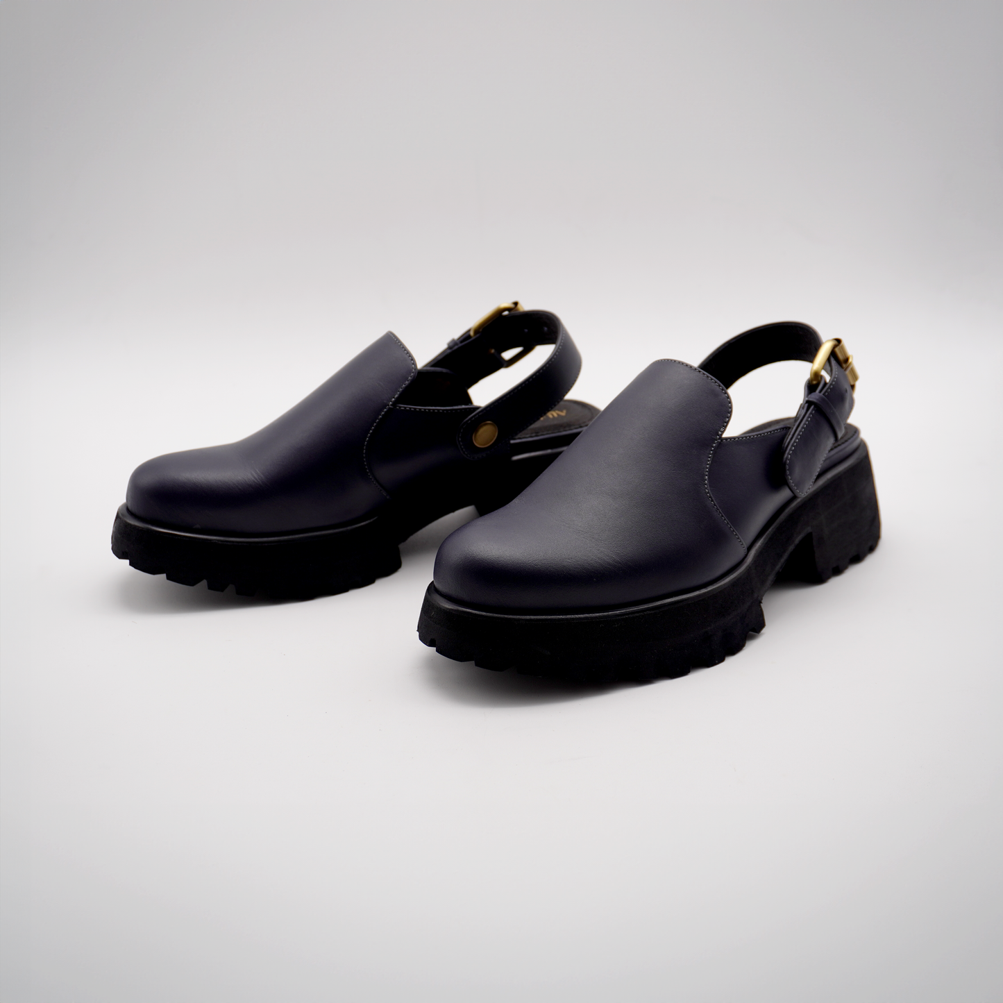 Pya Mules (Midnight Blue)