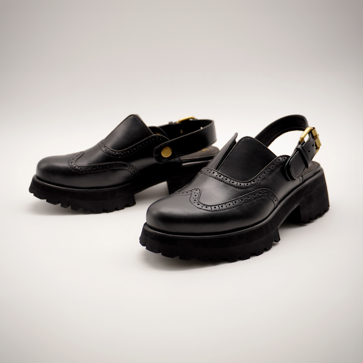 Yna Oxford Mules (Black)