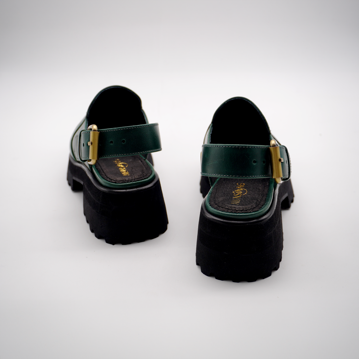 Pya Mules (Emerald Green)